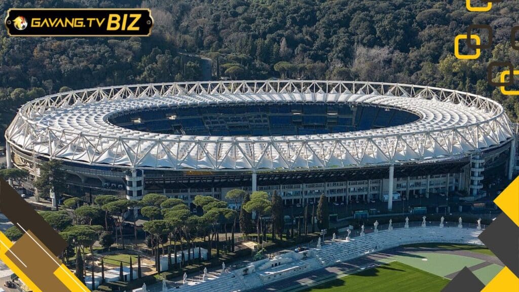Stadio Olimpico - Mái nhà chung SS Lazio và AS Roma